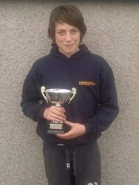 James achieves first podium